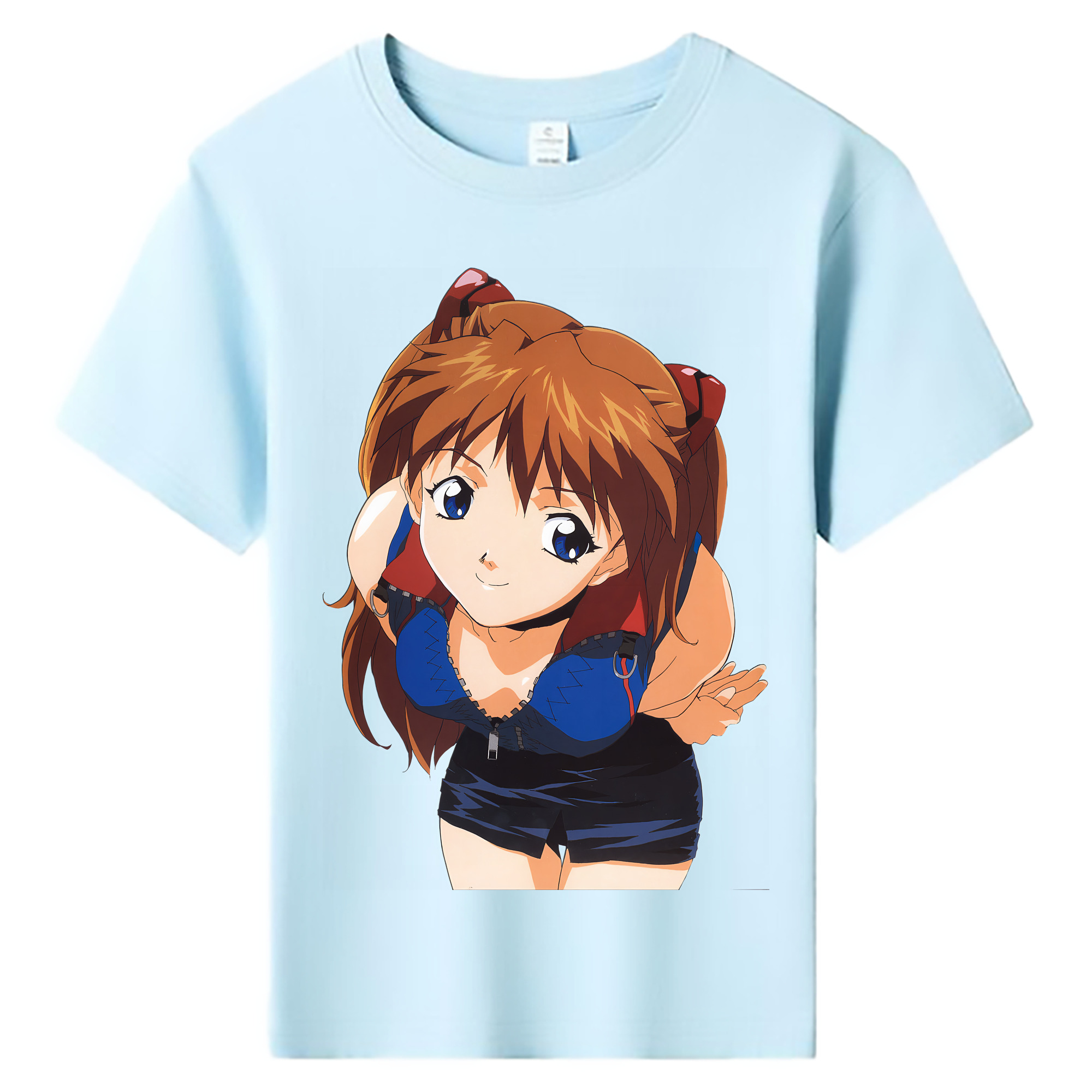 （画像用） EVA 新世紀エヴァンゲリオン 綿100％キッズTシャツ（フロントプリント）